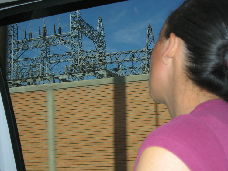 Image 124 of 168
on the way to the mercado. electrical substation or modern art?  or both